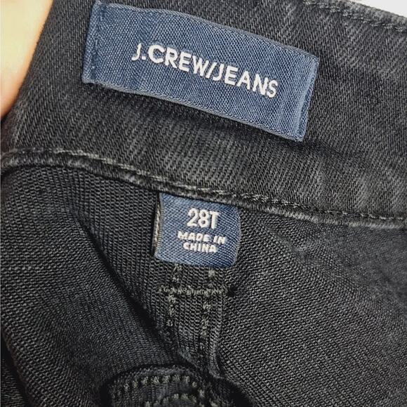 J. Crew Jeans Bootcut High Rise Tall Black Women's 28T Sailor Pants Denim Ankle - Picture 3 of 10